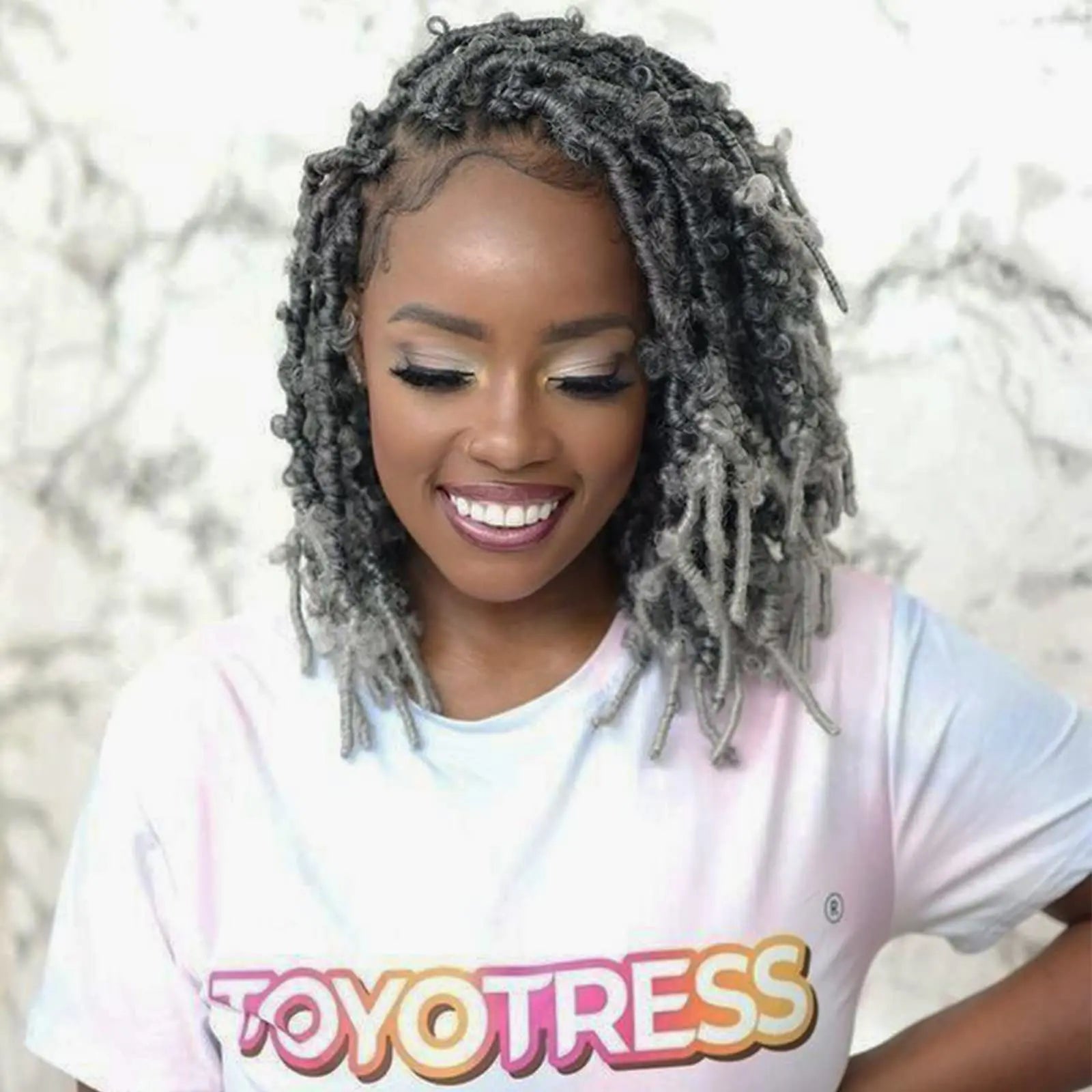 ( US ONLY) FAST SHIPPING DBL | Toyotress® Butterfly Locs Pre-Looped Distressed Locs Braiding Synthetic Crochet Hair Extensions Toyotress